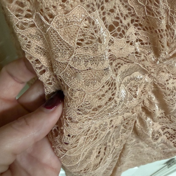 Ronny Kobo Yessenia Off-The-Shoulder Long-Sleeve Lace Maxi Dress. - Picture 9 of 10